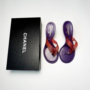 Chanel Vintage Rubber Mules